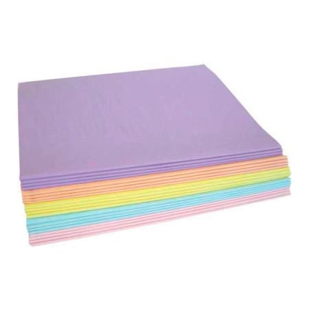 Box Packaging Gift Grade Tissue Paper 20W x 30L Assorted Pastel Colors 480 Sheets TPASPACK